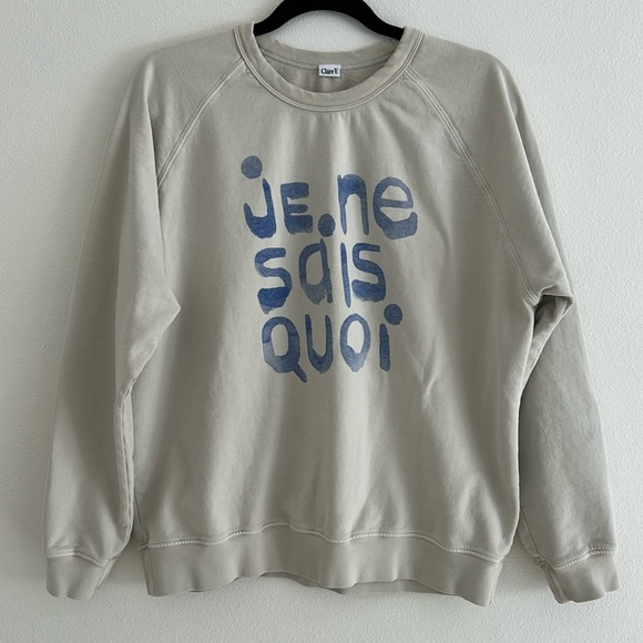 Clare V. “Je ne sais quoi” sweatshirt XL - Picture 1 of 6